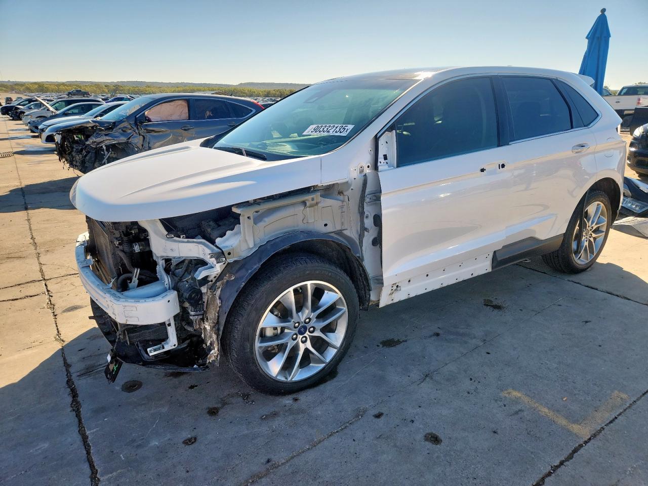 Lot #3279801279 2018 FORD EDGE TITAN