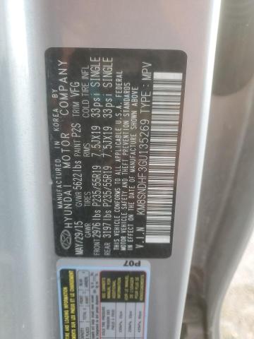 2016 HYUNDAI SANTA FE S #3268993062