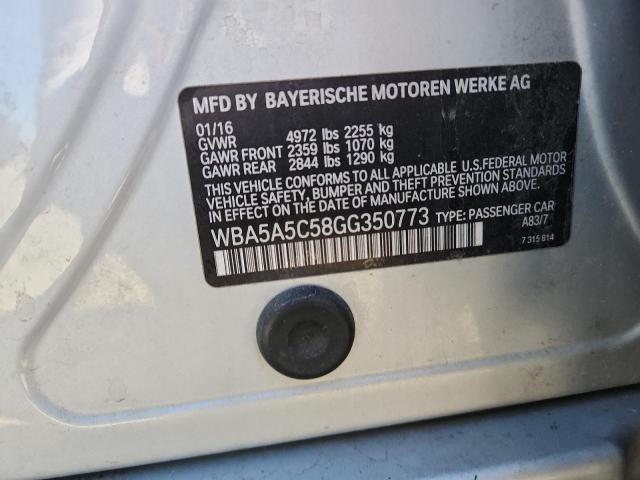 2016 BMW 528 I WBA5A5C58GG350773