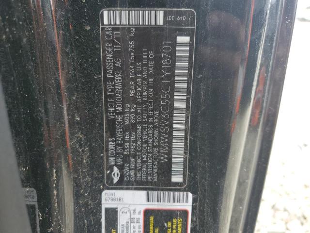 2012 MINI COOPER S - WMWSV3C55CTY18701