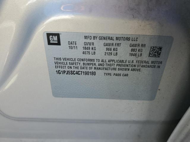 2012 CHEVROLET CRUZE ECO #3296305404