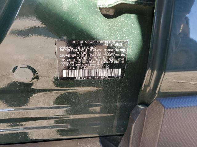 2022 SUBARU FORESTER P JF2SKADC0NH460539