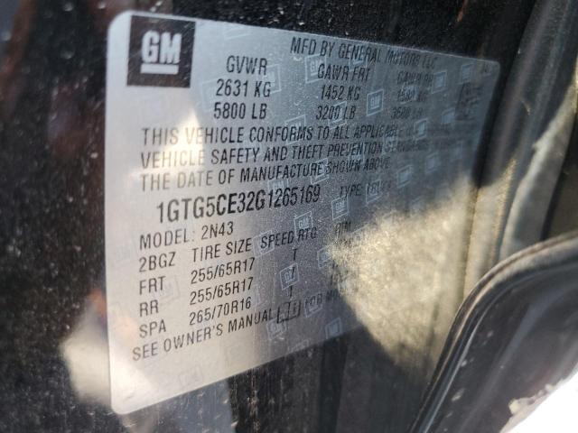 2016 GMC CANYON SLE - 1GTG5CE32G1265169