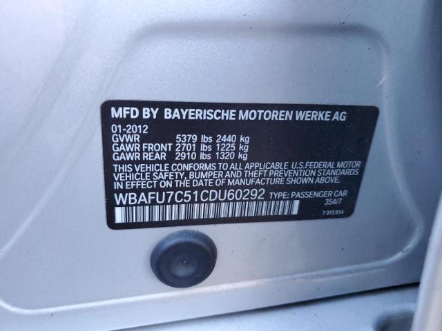 2012 BMW 535 XI #3291333163