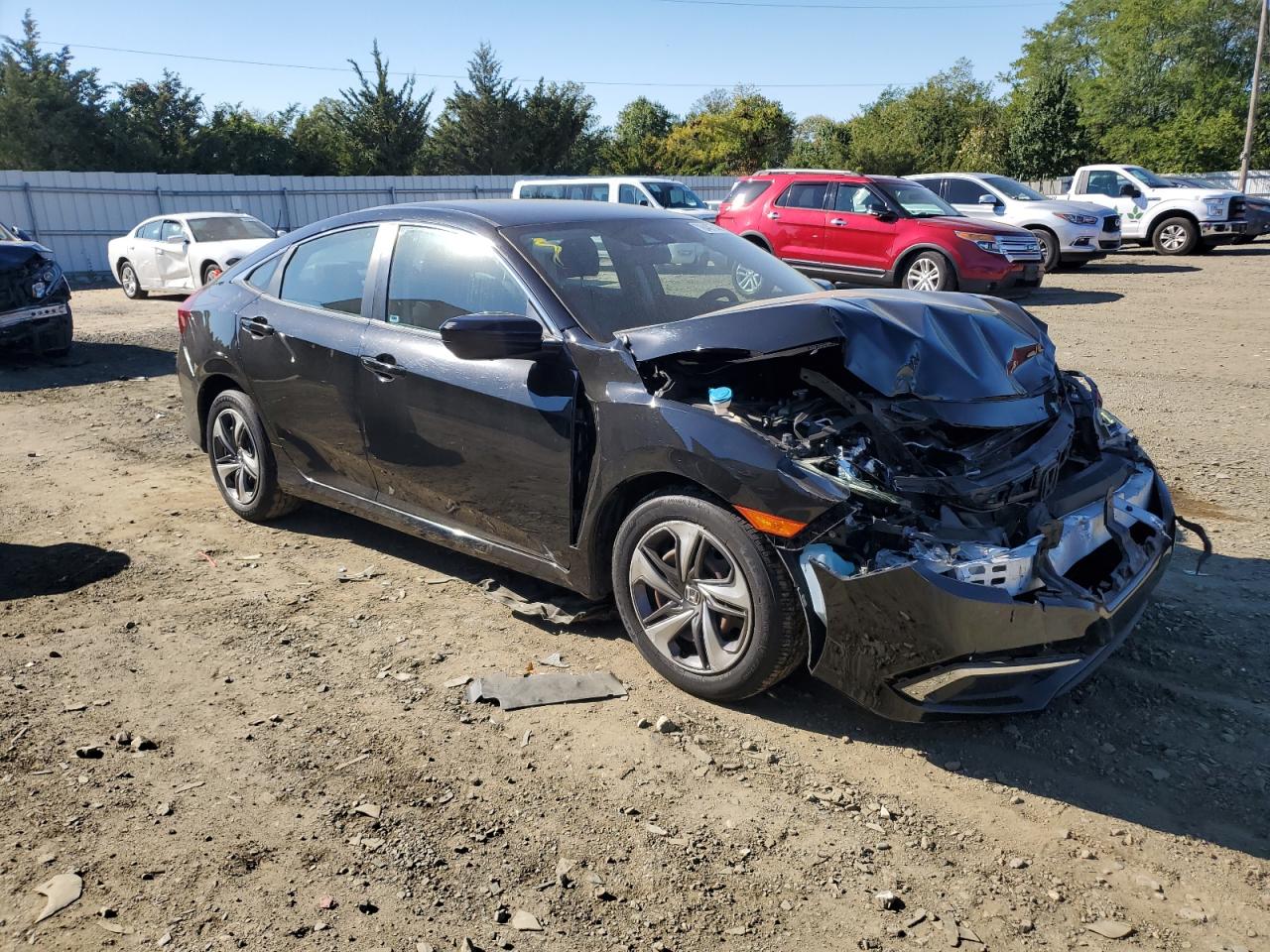 Lot #3316791413 2021 HONDA CIVIC LX