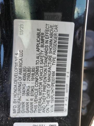 2023 HONDA CIVIC EXL #3284003800