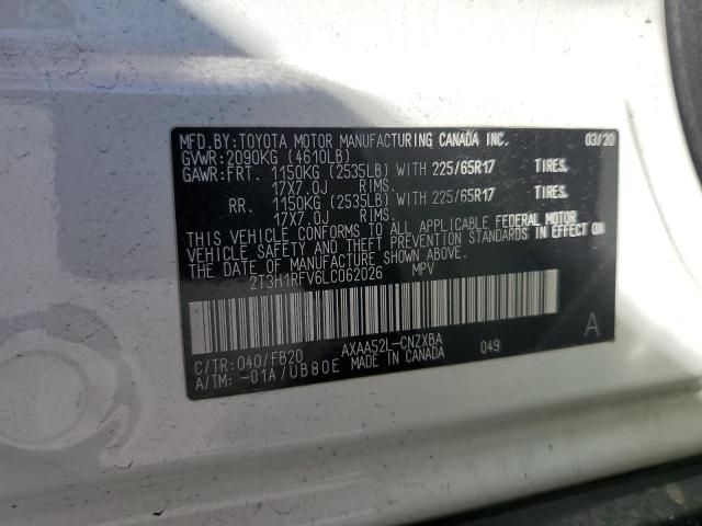2020 TOYOTA RAV4 LE #3265044885