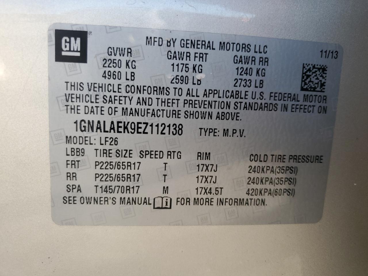 CHEVROLET EQUINOX LS