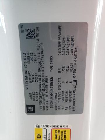 2017 CHEVROLET SILVERADO C1500 1GCNCNEH0HZ107937