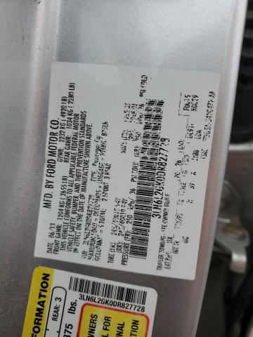 2013 LINCOLN MKZ - 3LN6L2GK0DR827728