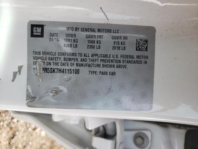 2017 BUICK VERANO SPO 1G4PR5SK7H4115100