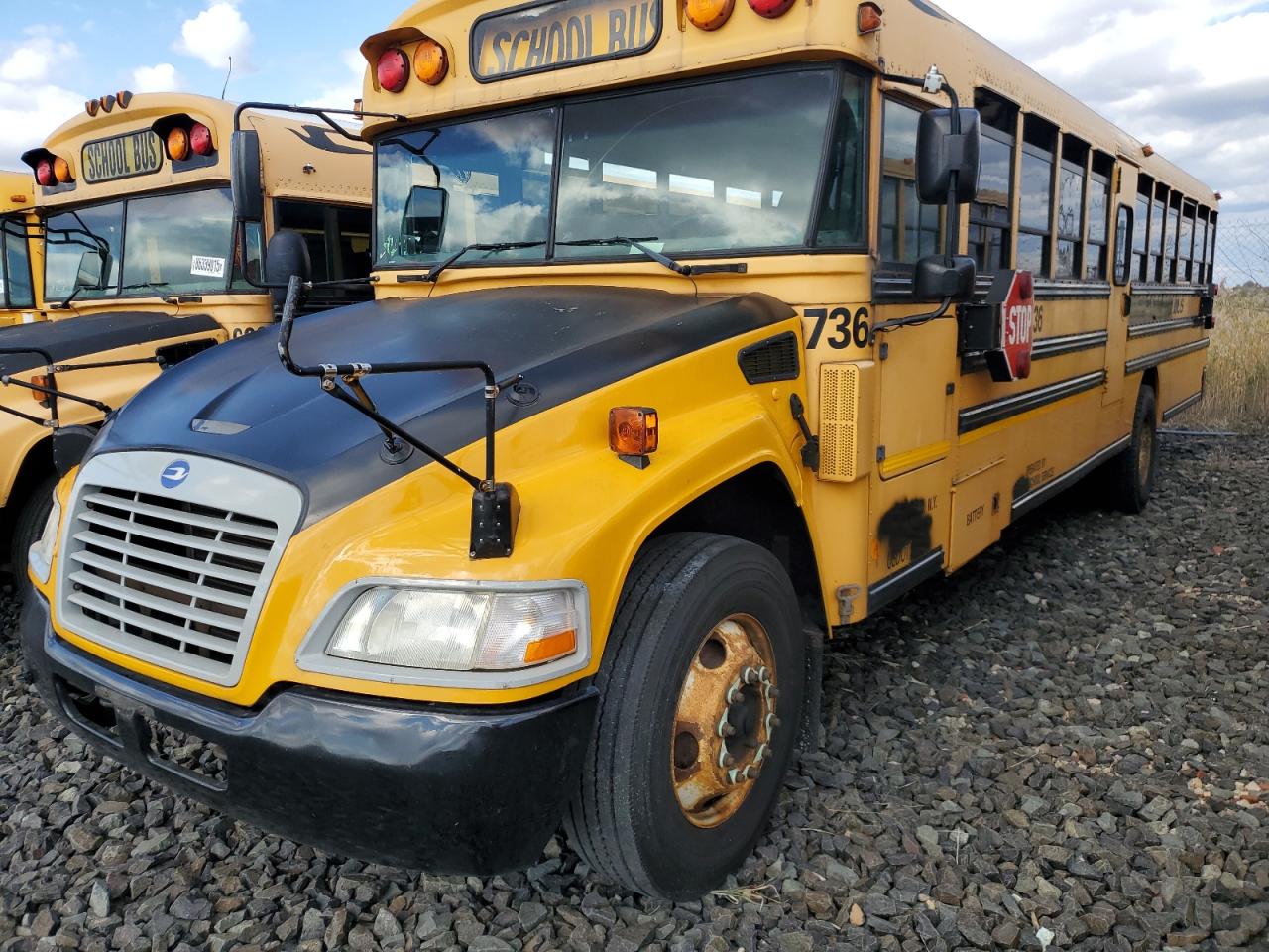 Lot #3276985291 2012 BLUE BIRD SCHOOL BUS