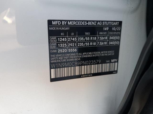 2023 MERCEDES-BENZ EQB 250+ W1N9M0CB9PN023579