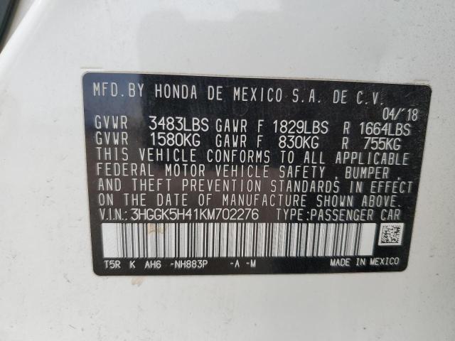 2019 HONDA FIT LX - 3HGGK5H41KM702276