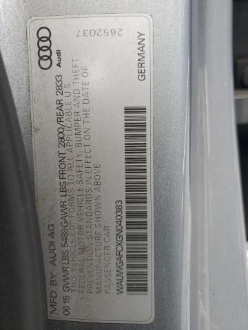 2016 AUDI A7 PREMIUM #3312430622