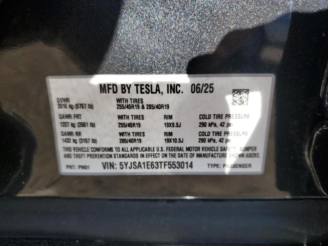 2026 TESLA MODEL S #3284114542