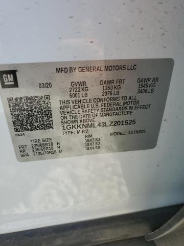 2020 GMC ACADIA SLT - 1GKKNML43LZ201525