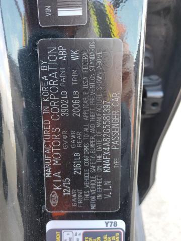 2016 KIA FORTE EX #3284089587