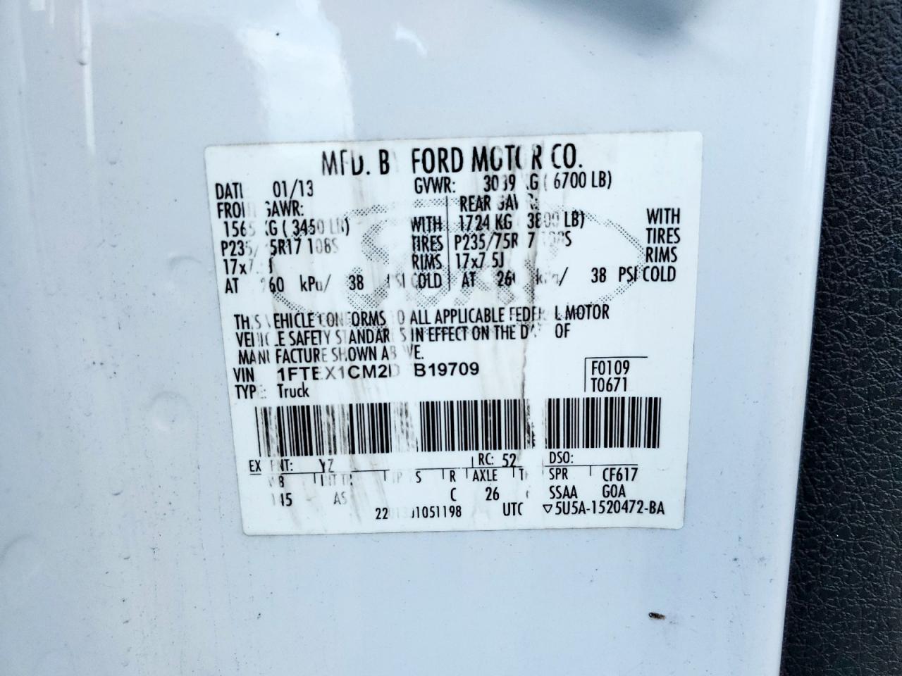 FORD F-150 SUPER CAB