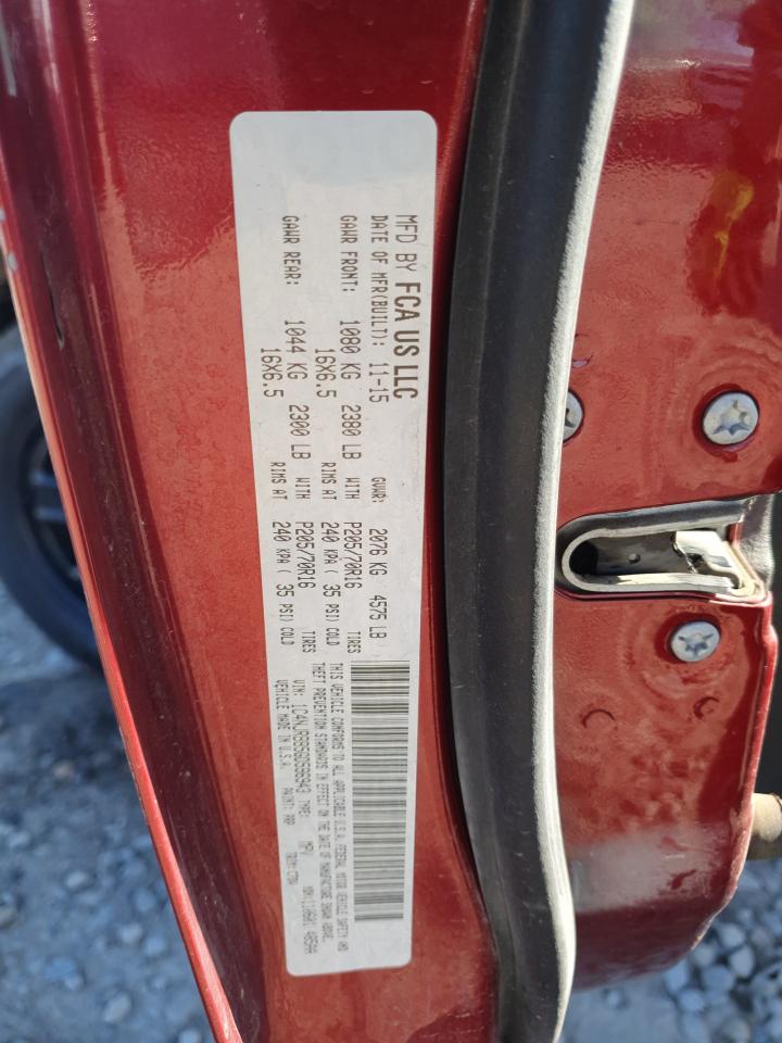 Lot #3308826762 2016 JEEP PATRIOT SP