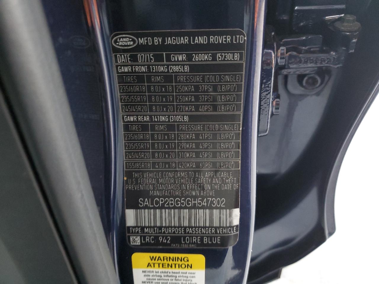 LAND ROVER DISCOVERY SE