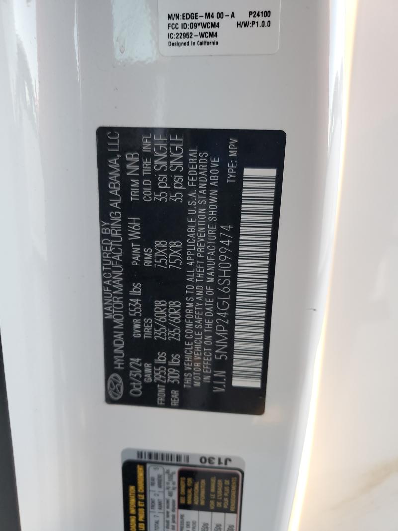 2025 HYUNDAI SANTA FE S #3303003635