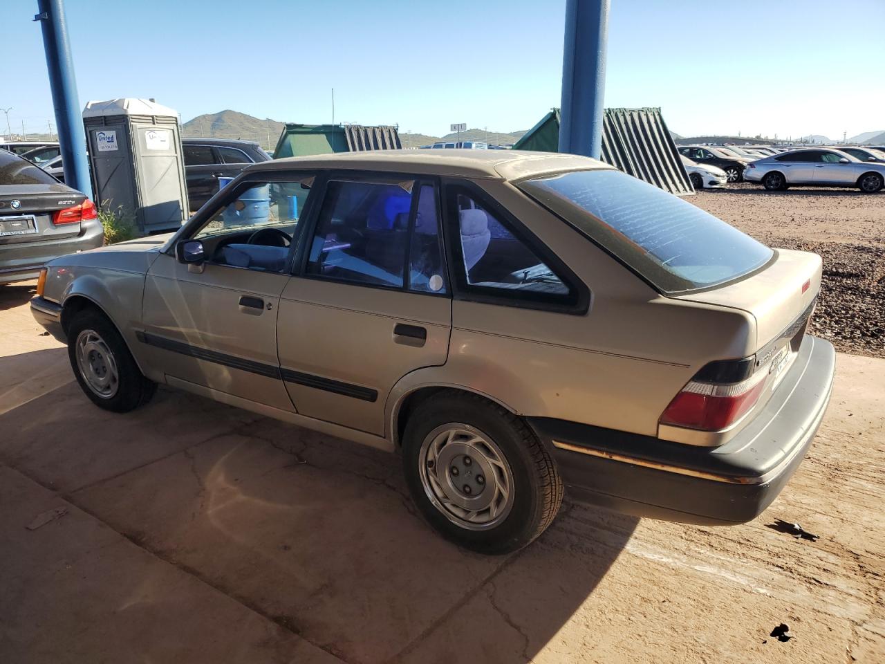 Lot #3293738919 1989 FORD ESCORT LX