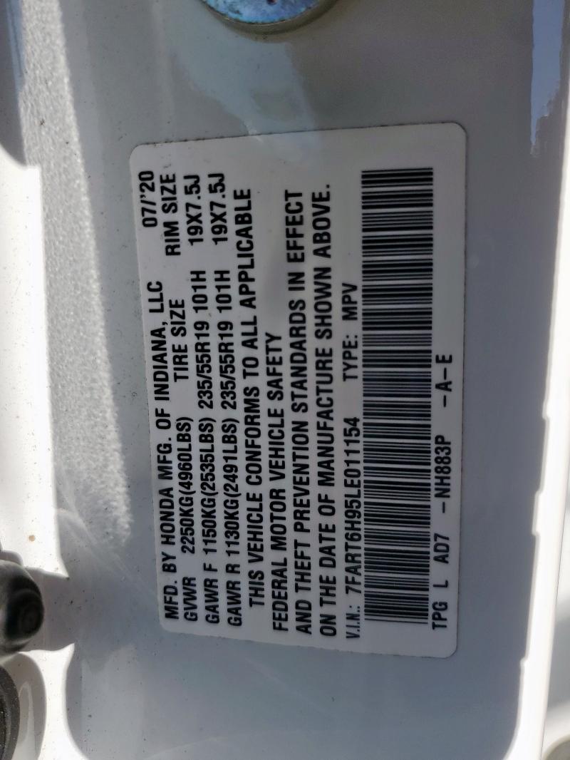 2020 HONDA CR-V TOURI #3305761754