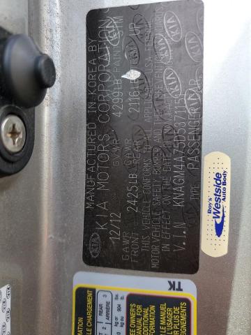 2013 KIA OPTIMA LX #3282635084