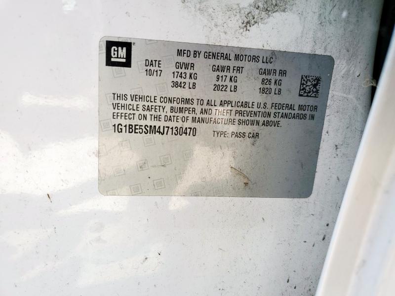 2018 CHEVROLET CRUZE LT - 1G1BE5SM4J7130470