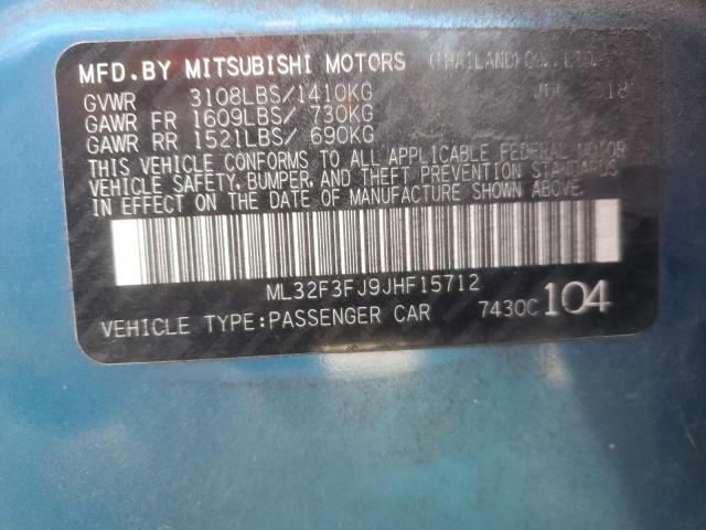2018 MITSUBISHI MIRAGE G4 - ML32F3FJ9JHF15712