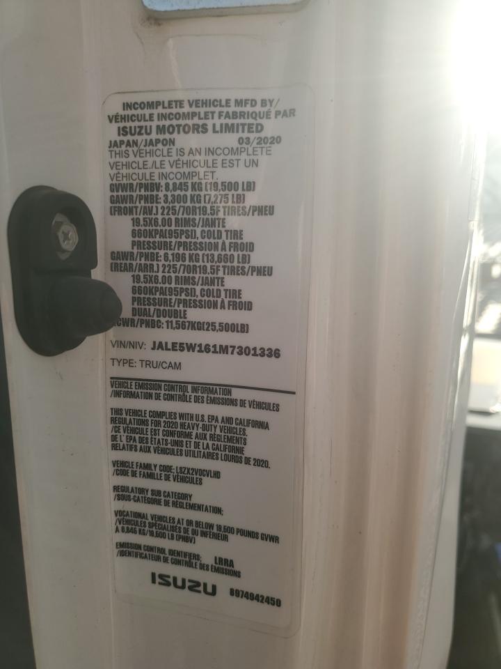 Lot #3280450170 2021 ISUZU NRR