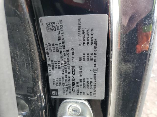 2015 GMC CANYON SLE 1GTH5BE32F1221248