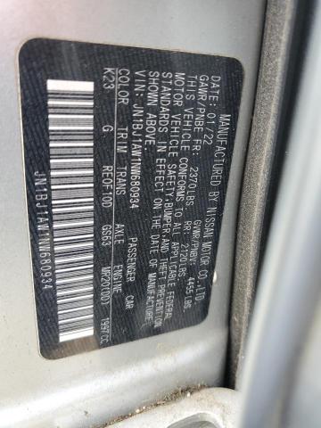 2022 NISSAN ROGUE SPOR - JN1BJ1AW1NW680934