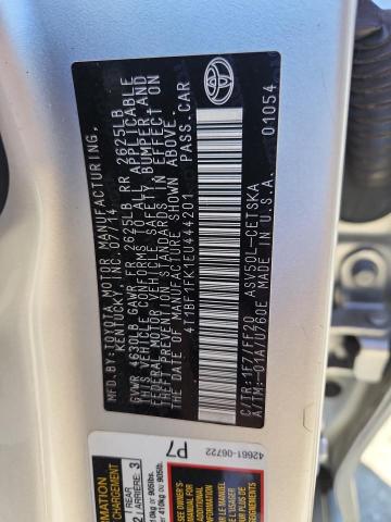 2014 TOYOTA CAMRY L #3278793644