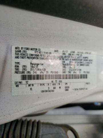 2012 FORD FOCUS SEL - 1FAHP3H26CL338274