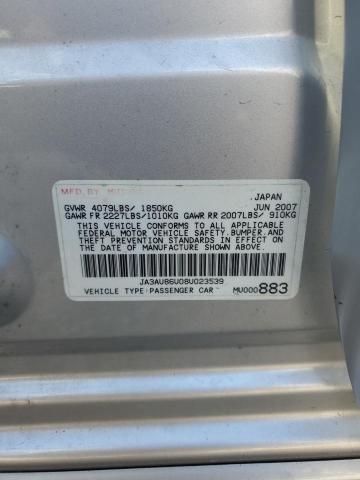 2008 MITSUBISHI LANCER GTS #3287725204