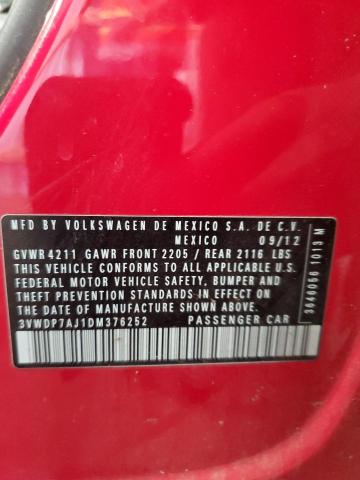 2013 VOLKSWAGEN JETTA SE #3302793924