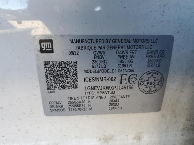 2023 CHEVROLET TRAVERSE R 1GNEVJKWXPJ146156