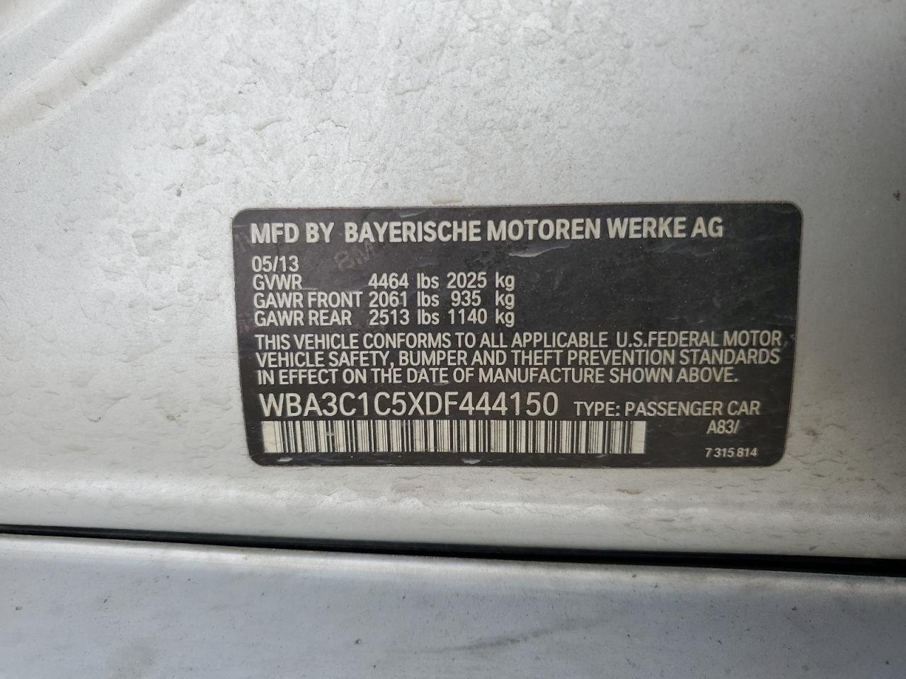 BMW 3 SERIES I SULEV