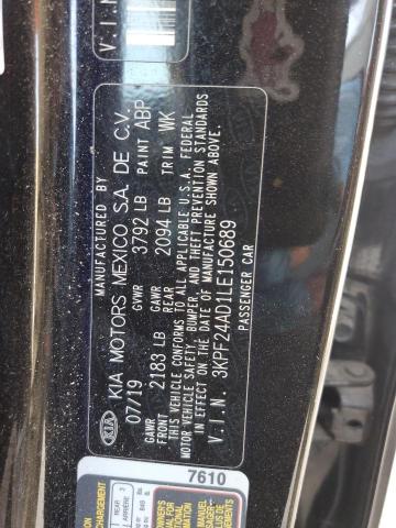 2020 KIA FORTE FE - 3KPF24AD1LE150689