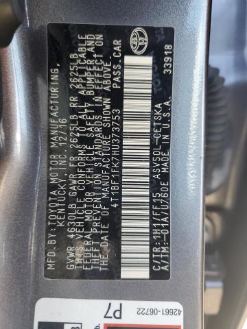 2017 TOYOTA CAMRY LE - 4T1BF1FK7HU373753