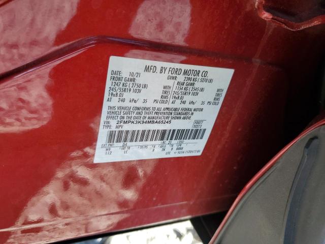 2021 FORD EDGE TITAN - 2FMPK3K94MBA65245