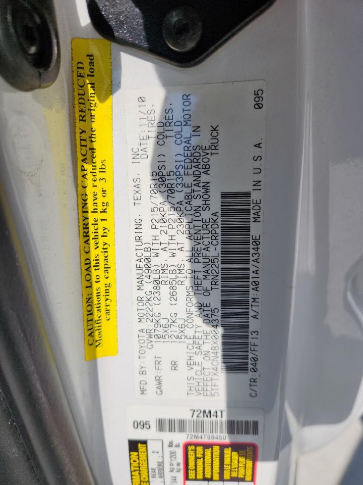 TOYOTA TACOMA ACCESS CAB