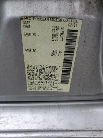 2014 NISSAN ALTIMA 2.5 - 1N4AL3AP6EN347518