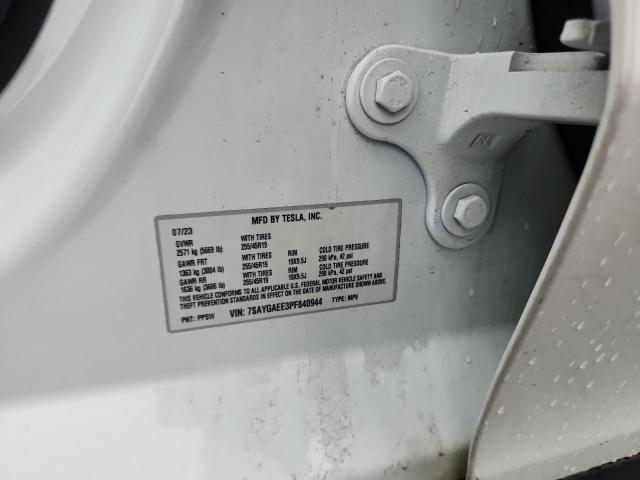 2023 TESLA MODEL Y - 7SAYGAEE3PF840944