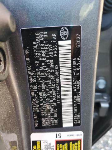 2022 TOYOTA CAMRY LE - 4T1C11AK6NU698688