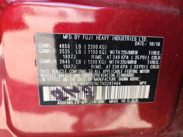 2017 SUBARU OUTBACK 3. #3296218475