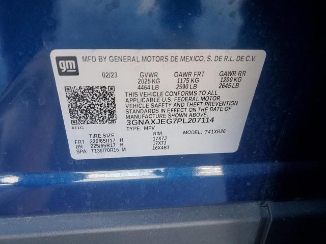 2023 CHEVROLET EQUINOX LT #3292409281