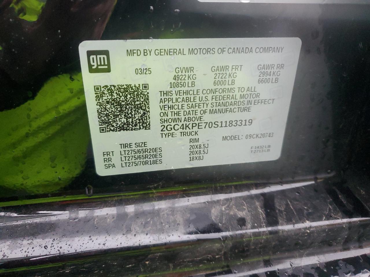 Lot #3282633057 2025 CHEVROLET SILVERADO K2500 HEAVY DUTY LTZ